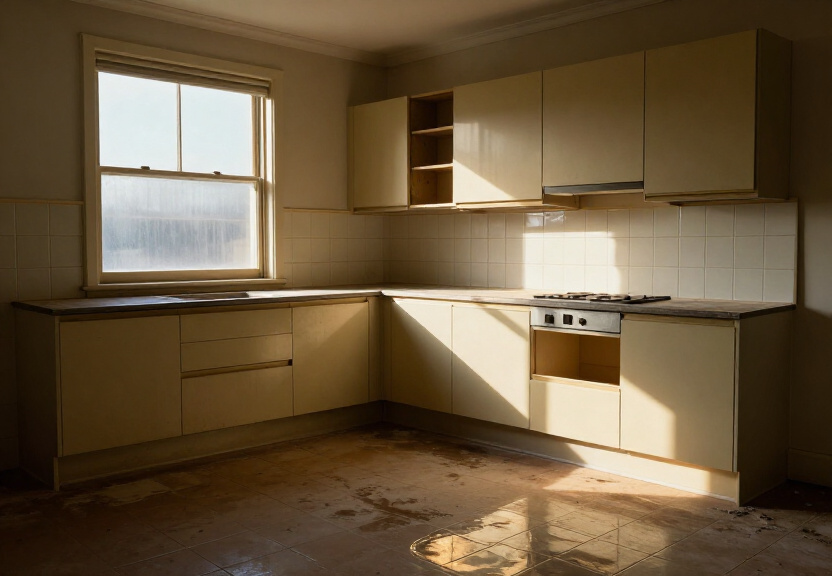 Restored warehouse in Lewisham after water extraction